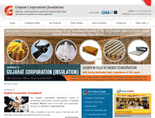 Tablet Screenshot of gujaratinsulation.com